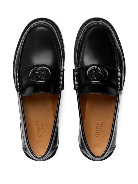 gucci interlocking size 20|Gucci g-locking loafers.